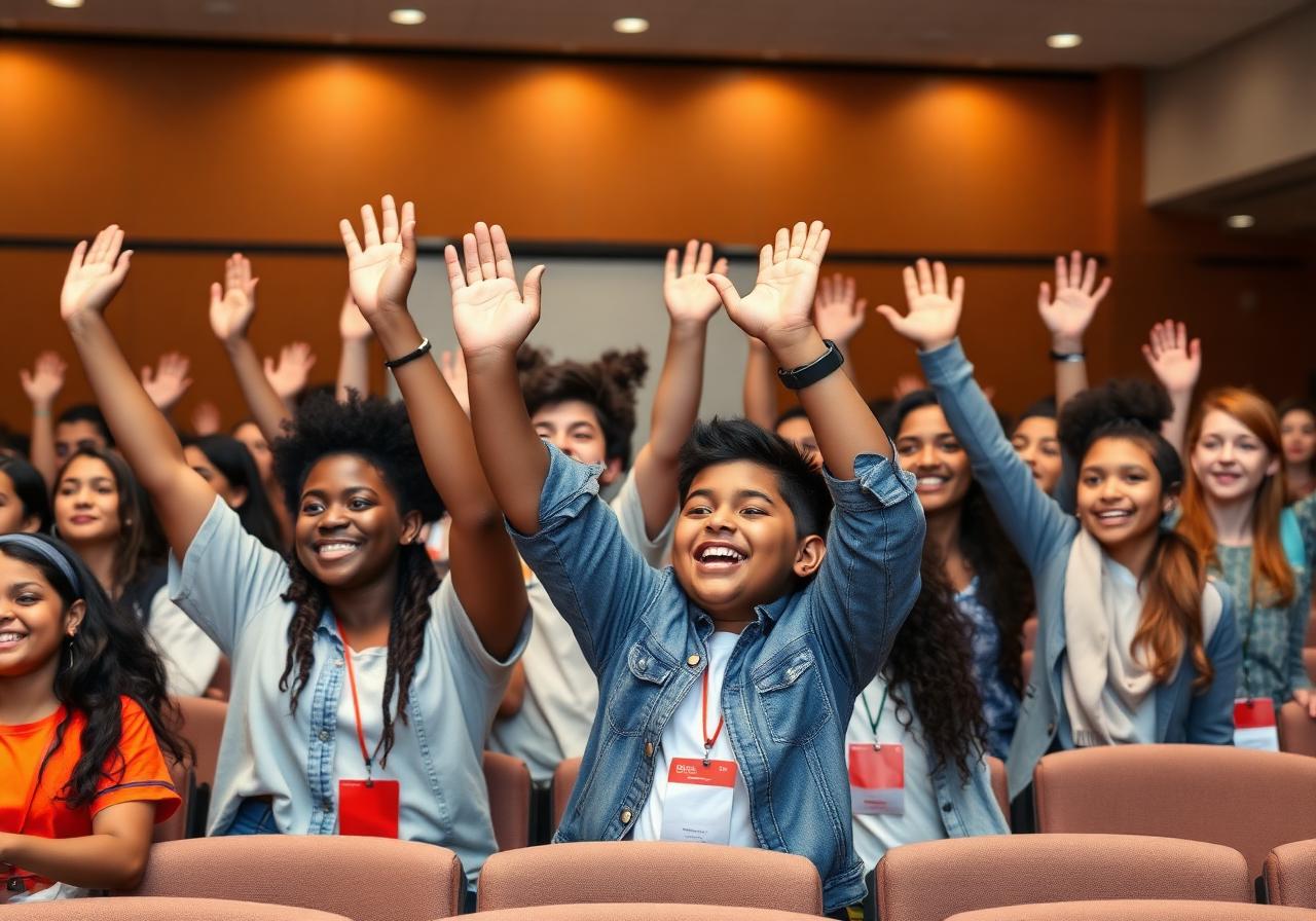 Students at entrepreneurship camp